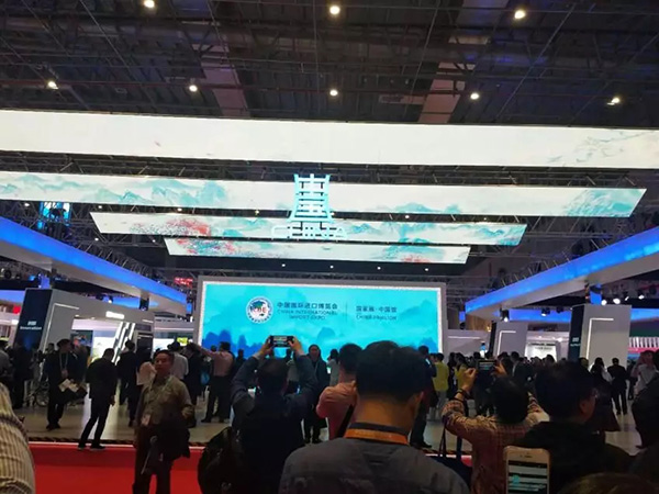 南通外贸中心2018.11.7携企业参加中国首届国际进口博览会